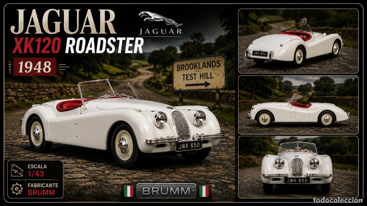Auto in scala: Jaguar XK120 Roadster 1948