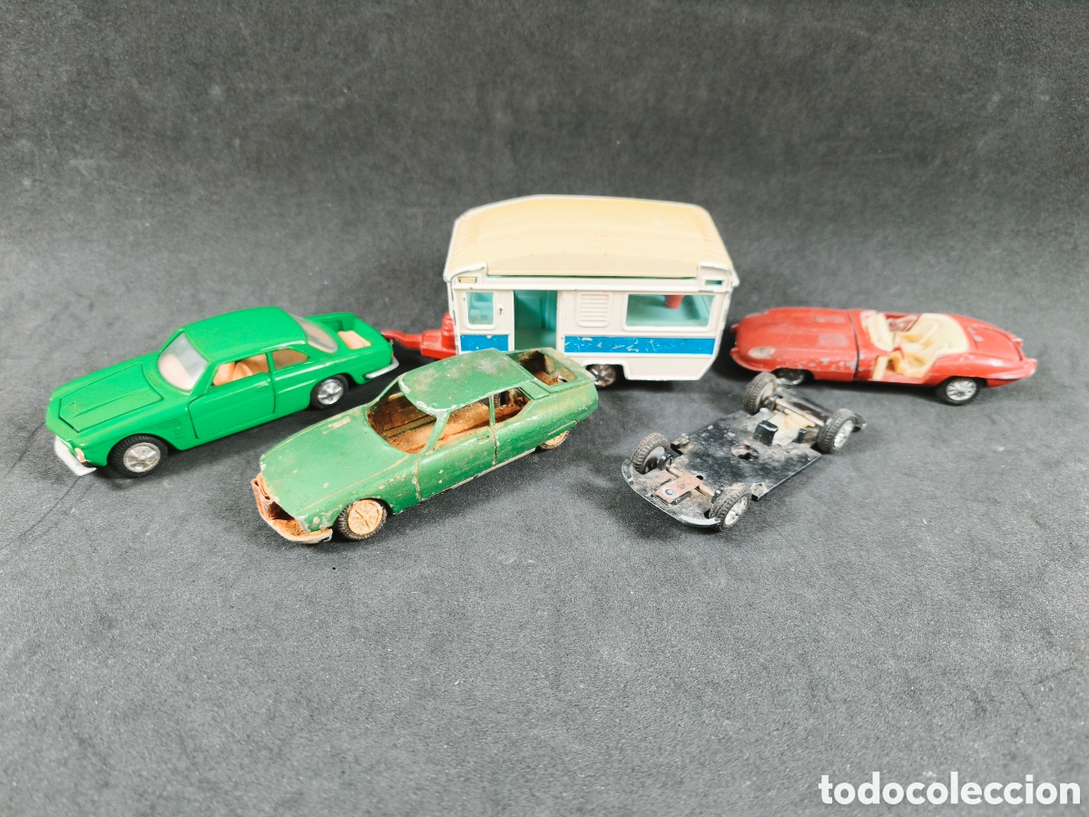 Coches a escala: Lote joal para piezas o restaurar Jaguar Caravana Iso Citroen SM