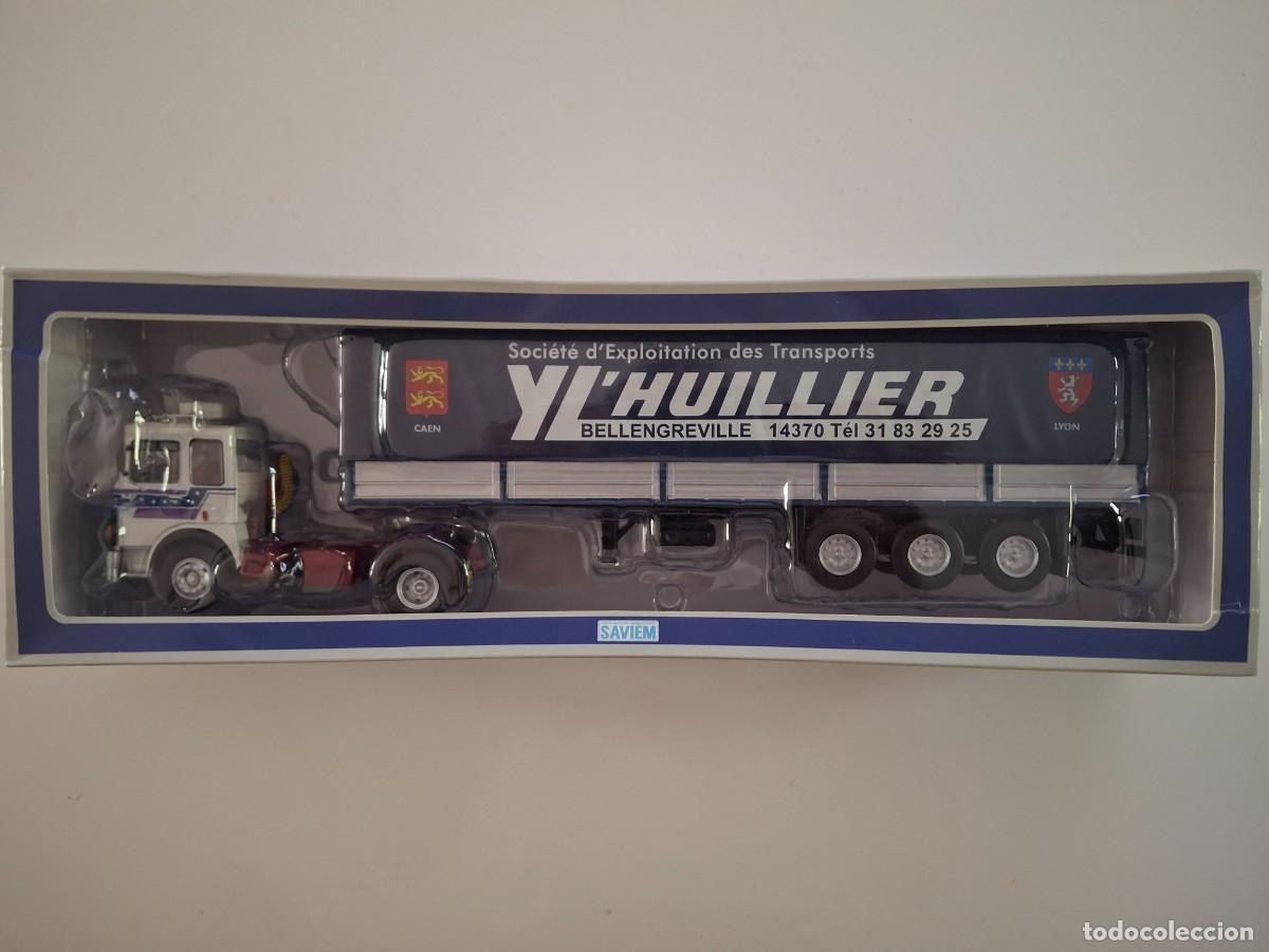 Coches a escala: Cami&oacute;n Saviem PS 30 T de Transports Y. L'Huillier a 1/43 de Altaya