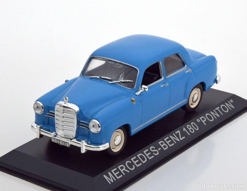Coches a escala: MERCEDES BENZ 180 (W120) PONT&Oacute;N, A&Ntilde;O 1965