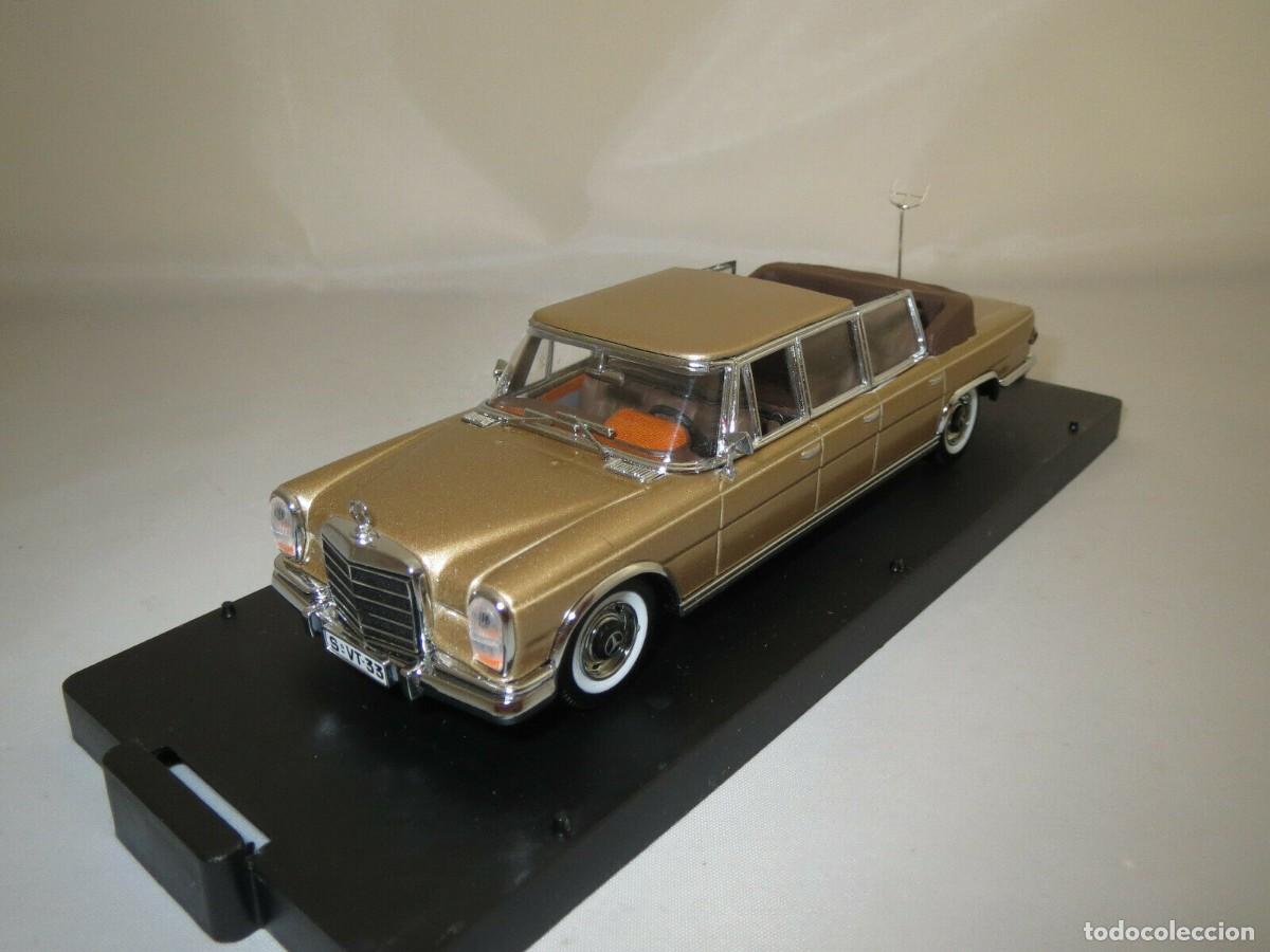 Coches a escala: MERCEDES BENZ, LAUNDELET GOLD ( W100), A&Ntilde;O 1.973