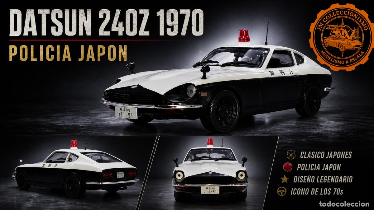 Carros em escala: Datsun 240Z Fairlady 1970 Polic&iacute;a Jap&oacute;n