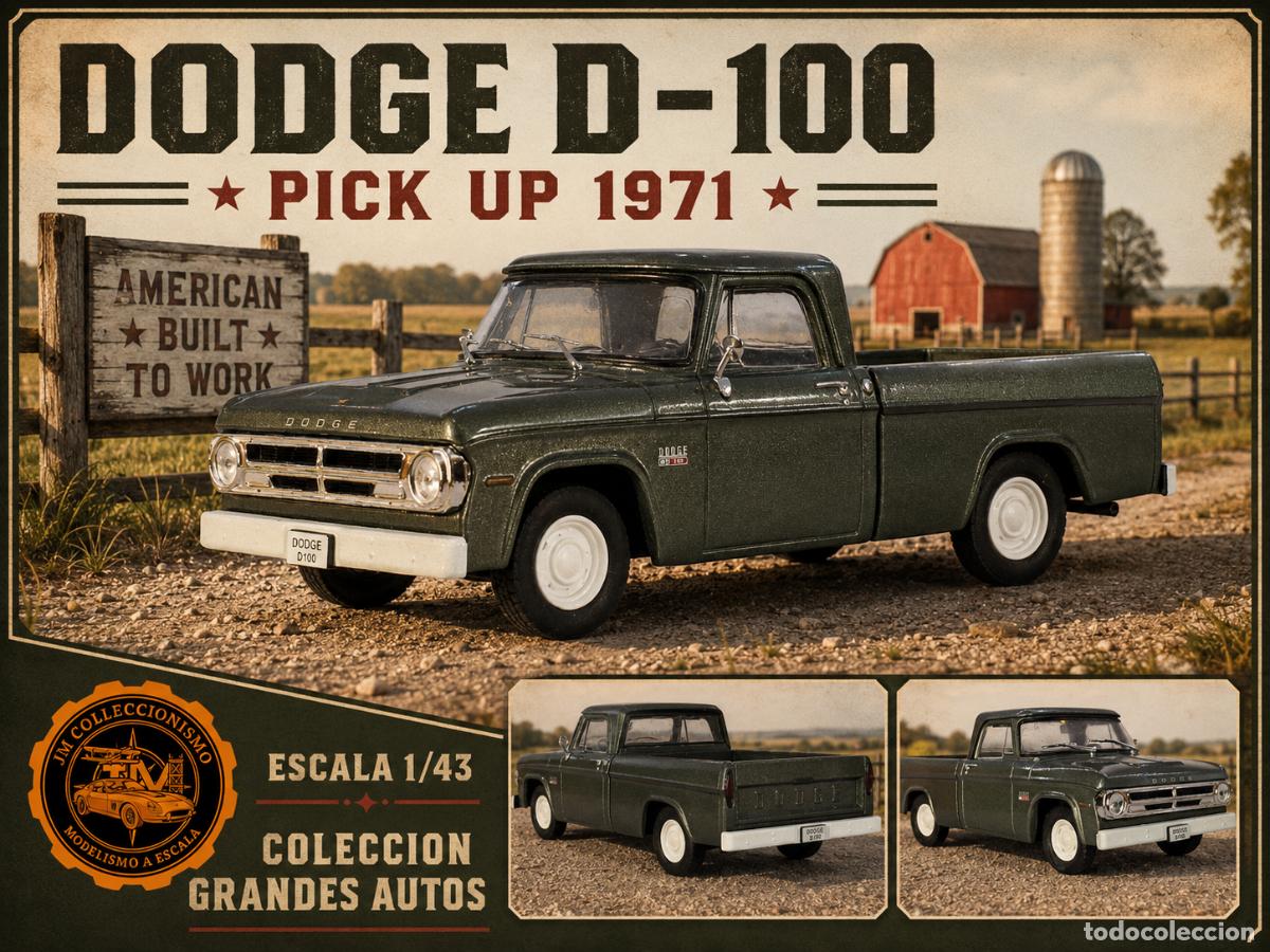 Voitures &agrave; l'&eacute;chelle: Dodge D100 Pick Up 1971