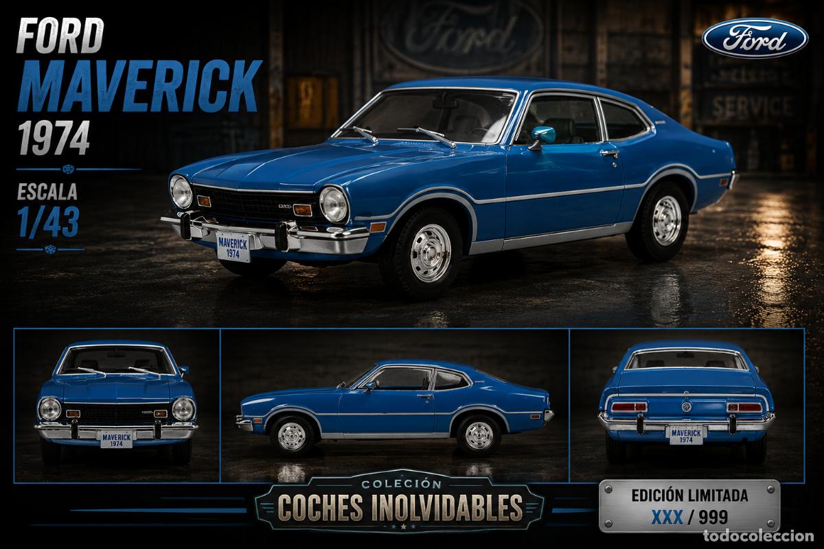 Voitures &agrave; l'&eacute;chelle: Ford Maverick 1974 1/43