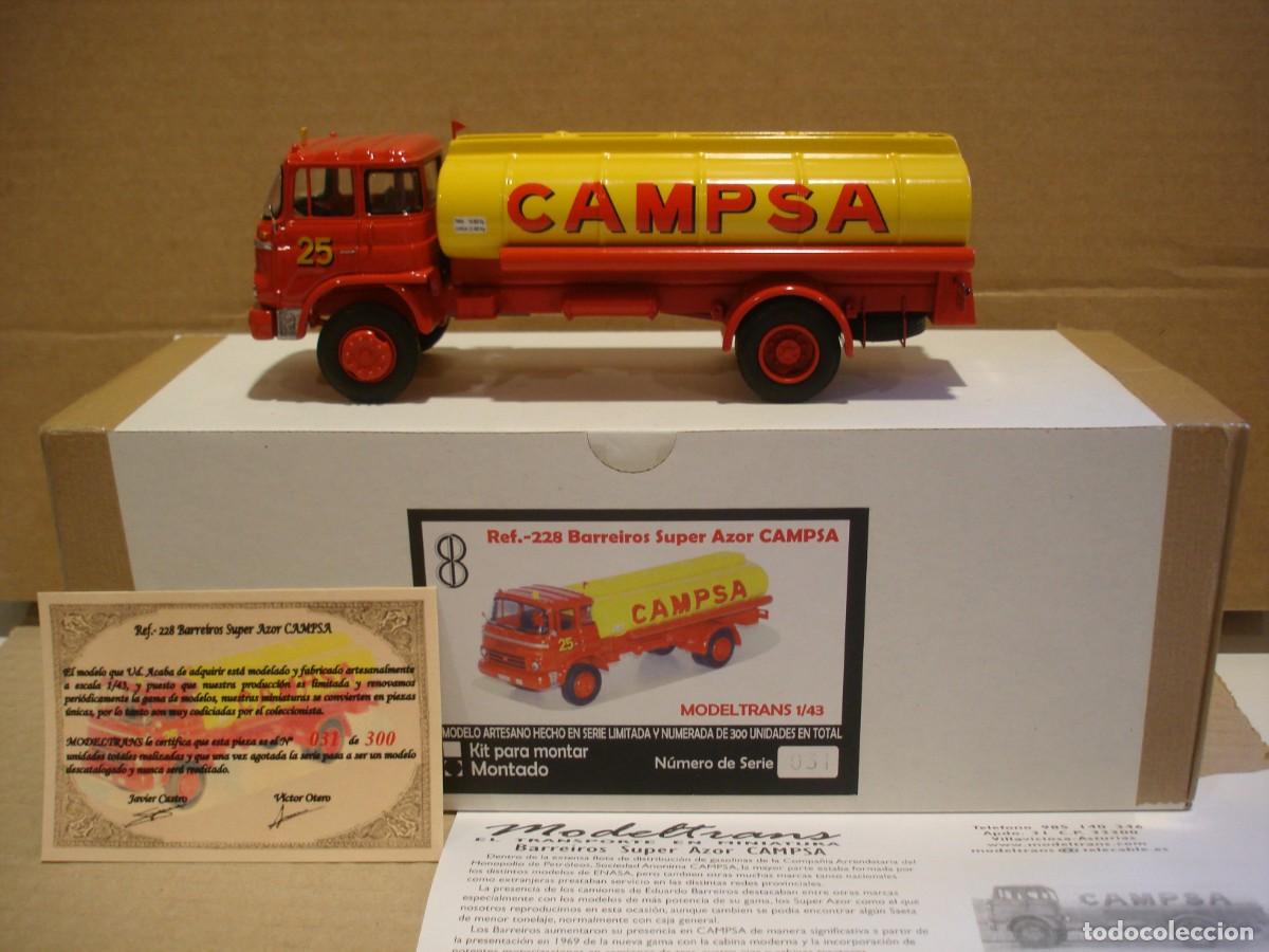 Coches a escala: MODELTRANS BARERIOS CAMPSA REF-228 M NUEVO