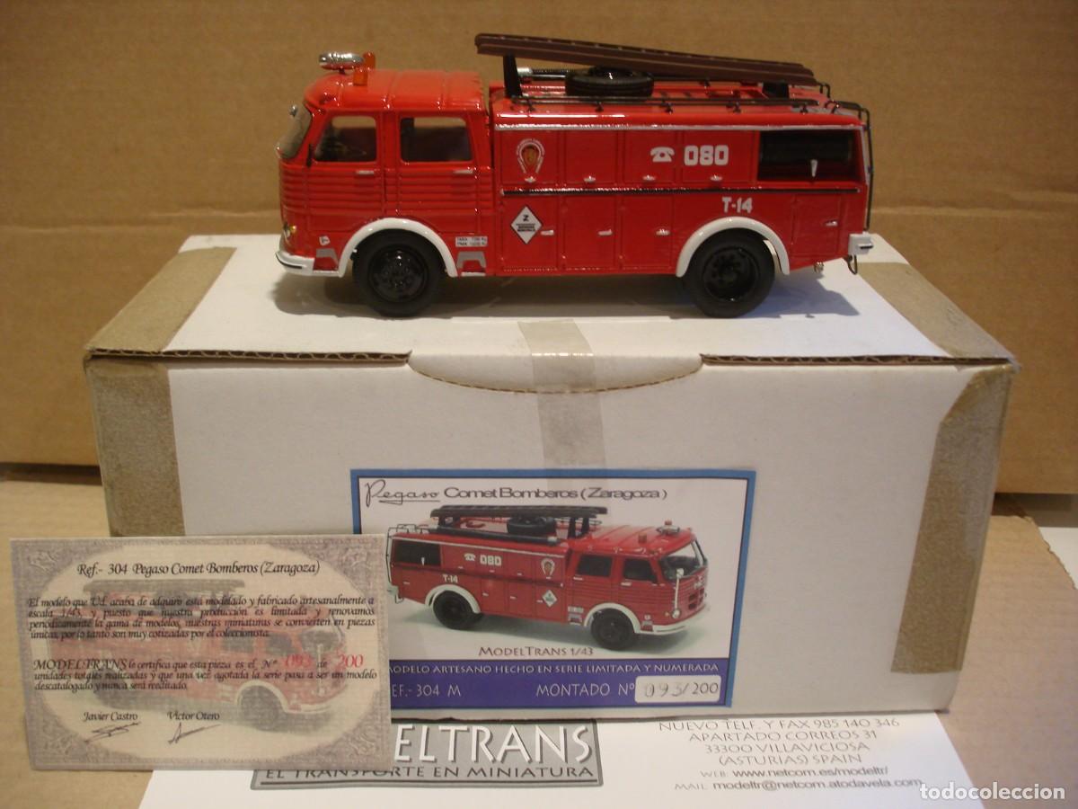 Coches a escala: MODELTRANS COMET BOMBEROS REF-304 M NUEVO