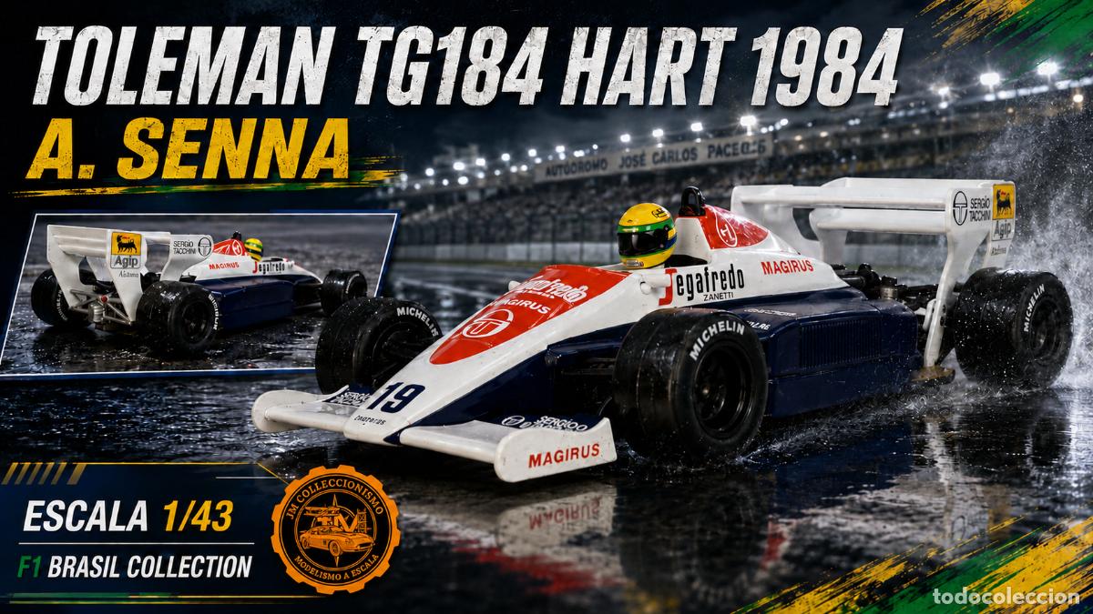 Auto in scala: Toleman TG184 Hart 1984 - A. Senna