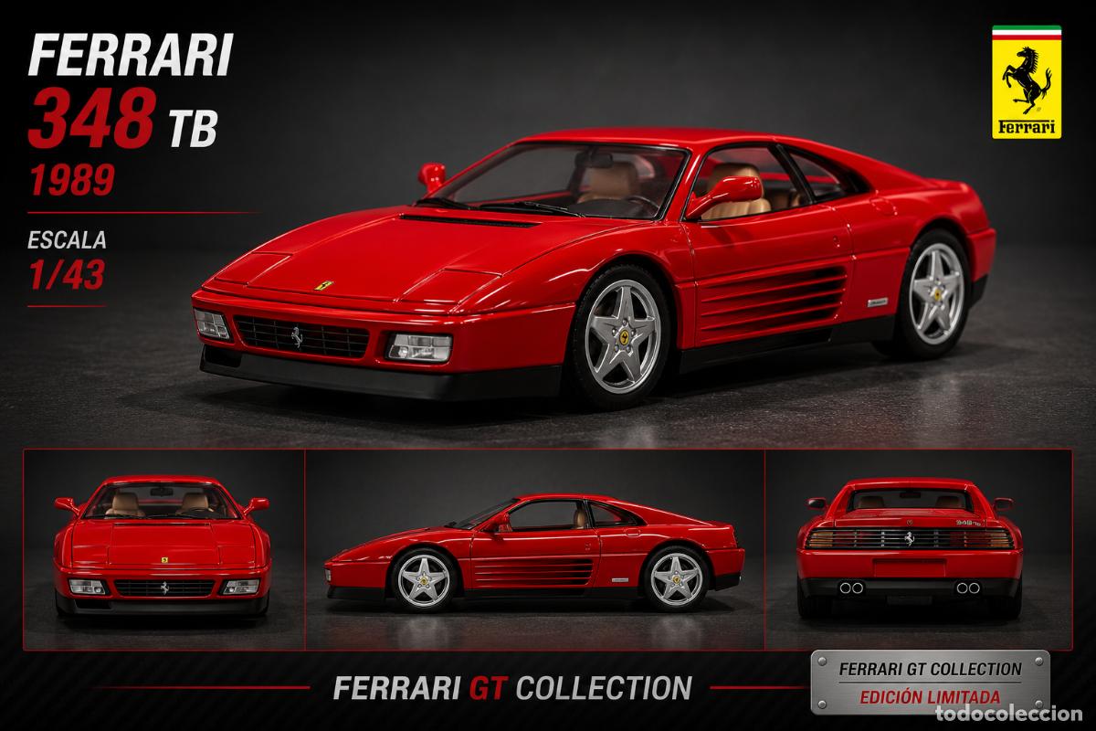 Coches a escala: Ferrari 348 TB 1989 ESCALA 1/43