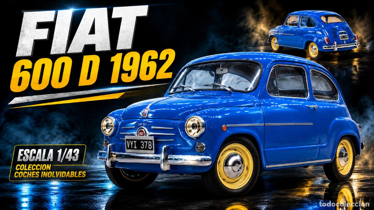 Coches a escala: Fiat / Seat 600 D 1962