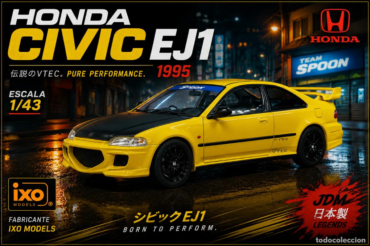 Coches a escala: Honda Civic EJ1 1995