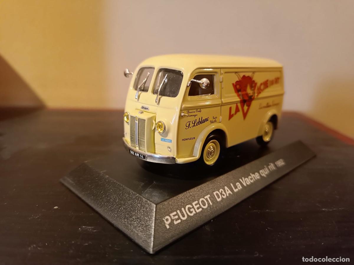 Coches a escala: Peugeot D3A La Vache qui rit 1952 - Norev Escala 1/43