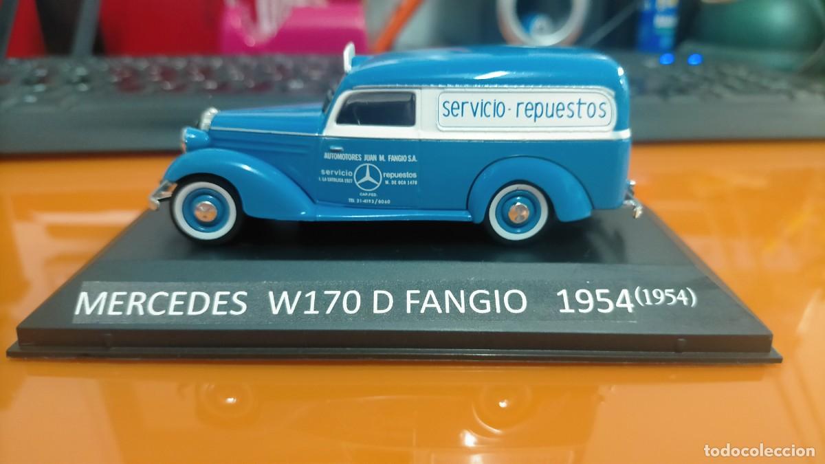 Coches a escala: MERCEDES BENZ 170 D, ASISTENCIA T&Eacute;CNICA FANGIO, A&Ntilde;O 1.954