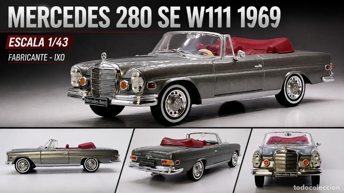 Model Cars: Mercedes 280 SE Cabrio W111 1969
