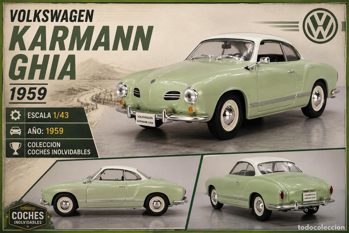 Voitures &agrave; l'&eacute;chelle: Volkswagen Karmann Ghia 1959