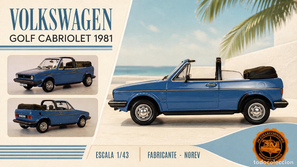 Modellautos: Volkswagen Golf Cabriolet 1981