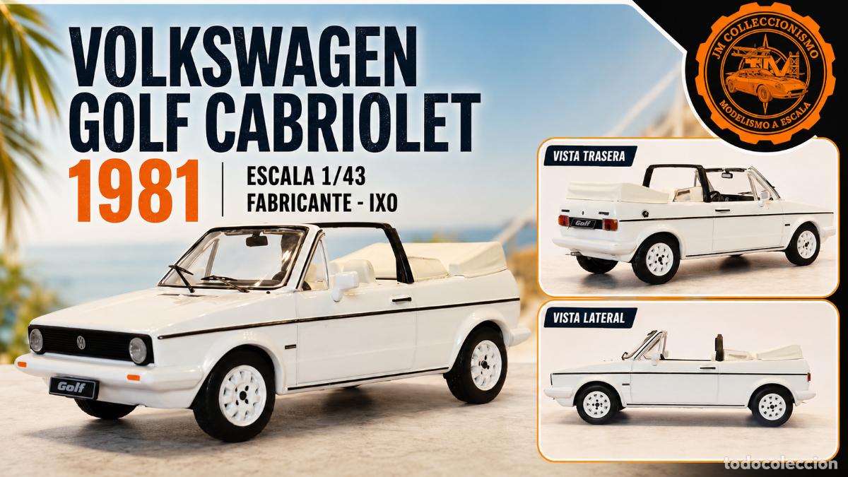 Auto in scala: Volkswagen Golf Mk I Cabriolet 1981