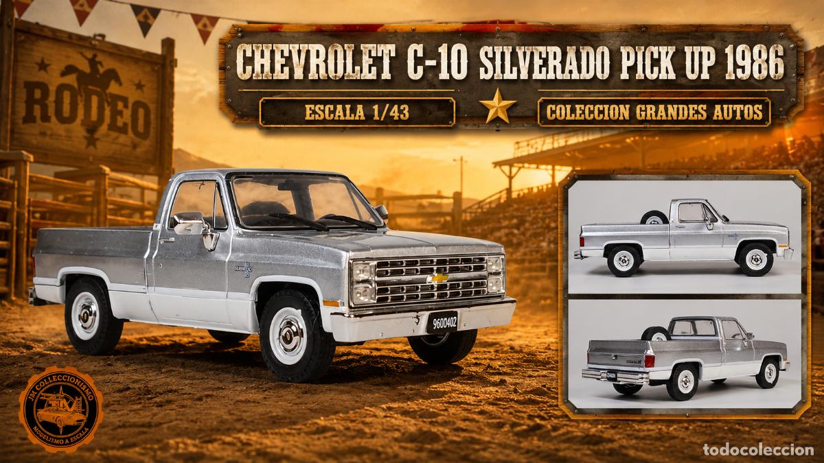 Voitures &agrave; l'&eacute;chelle: Chevrolet C-10 Silverado Pick Up 1986