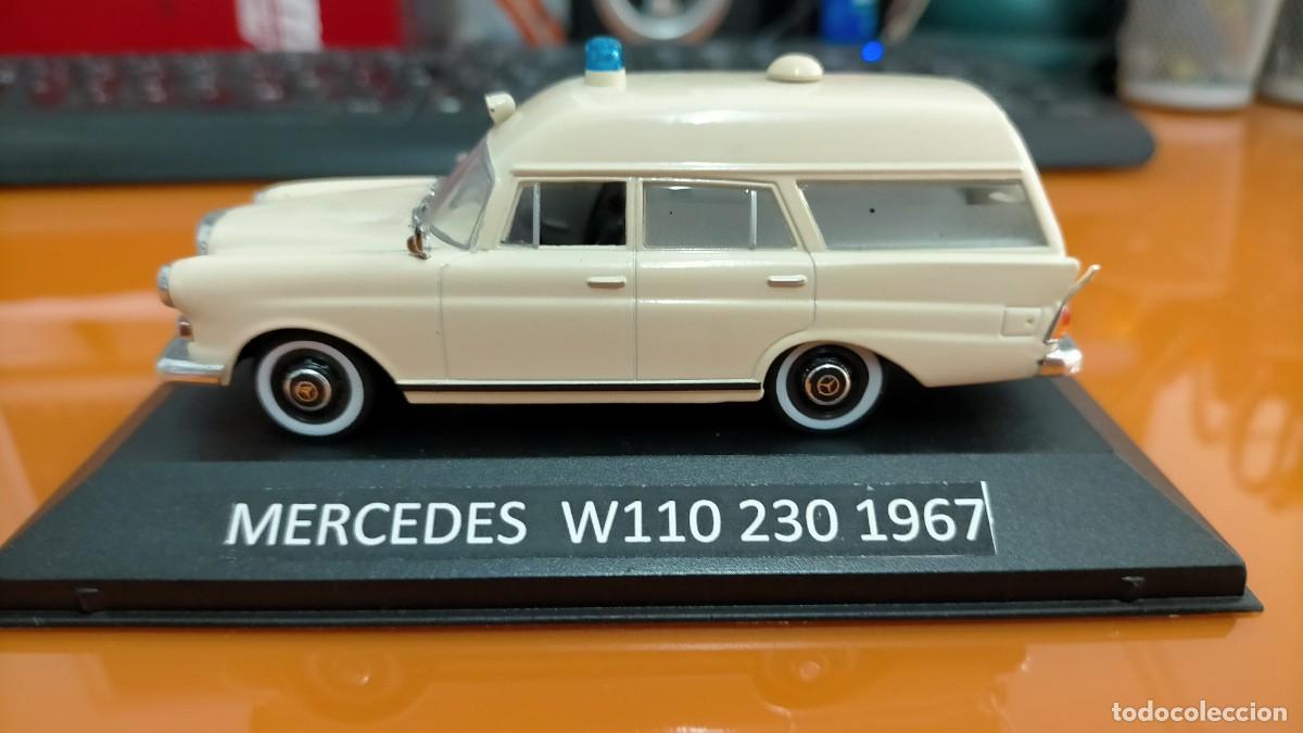Coches a escala: DOS UNIDADES MERCEDES BENZ, W 110 (230 AMBULANCIA) Y W 163 (CLASE ML 270 CDI BOMBERO)