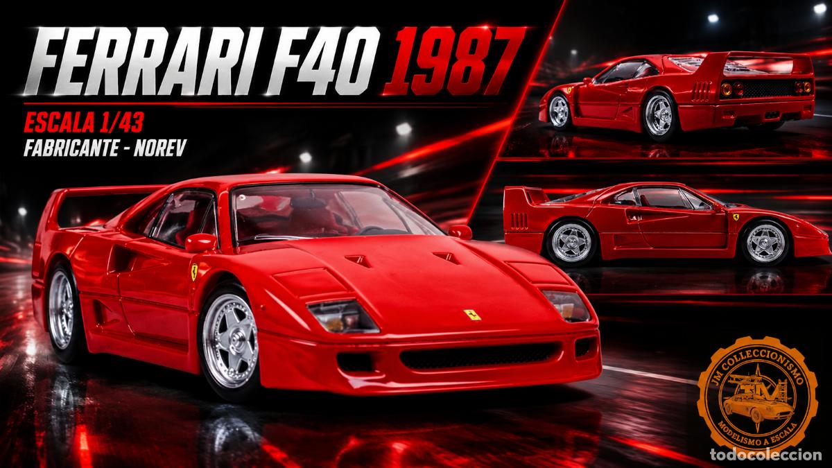Coches a escala: Ferrari F40 1987 1/43
