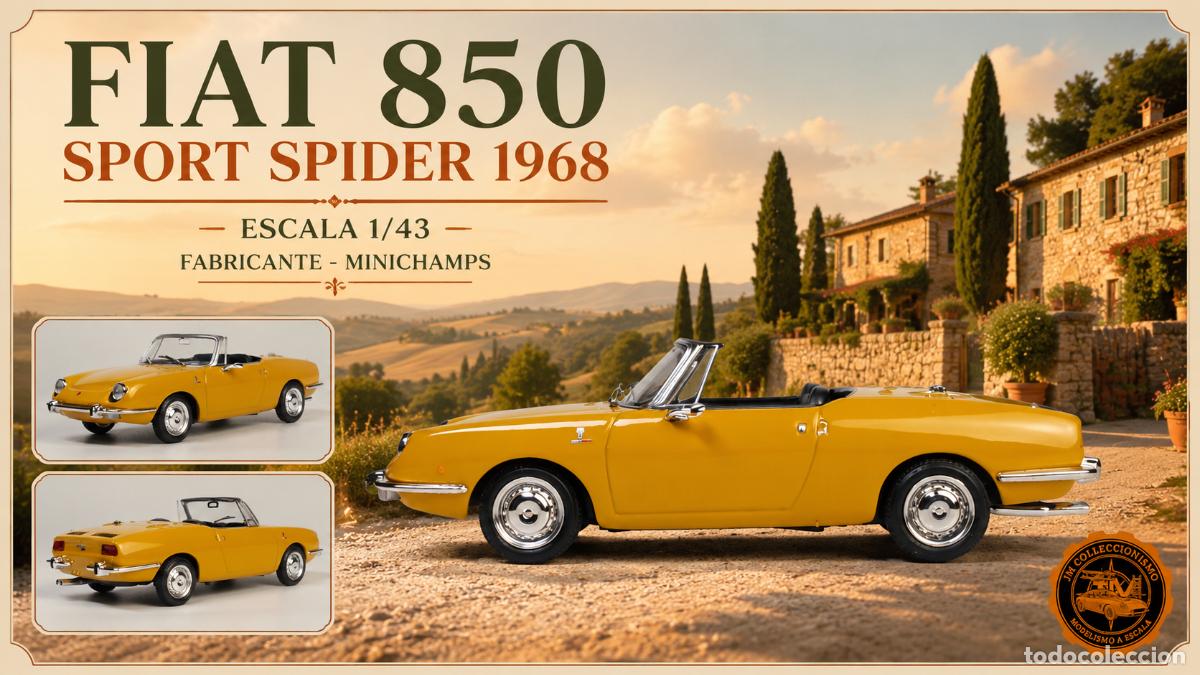 Voitures &agrave; l'&eacute;chelle: Fiat 850 Sport Spider 1968