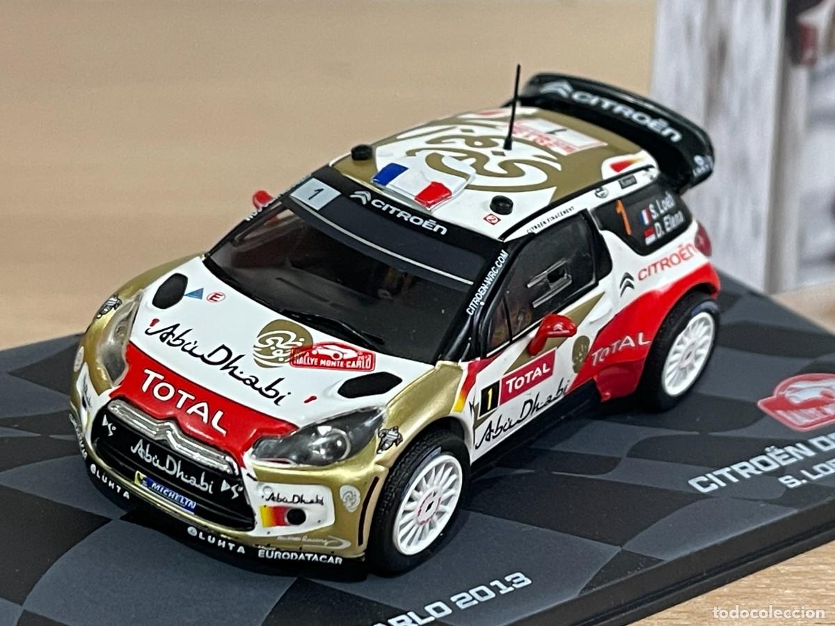 Coches a escala: Coche CITRO&Euml;N DS3 WRC #1 Rallye Monte-Carlo 2013 Loeb - Elena 1:43 die-cast metal car 1/43