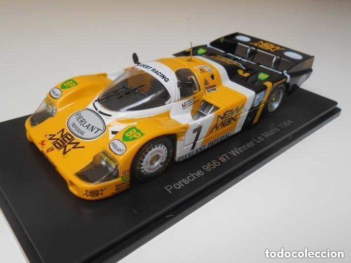 Coches a escala: Coche PORSCHE 956 #7 Winner Le Mans 1984 1:43 die-cast metal car 1/43 24h le mans Spark