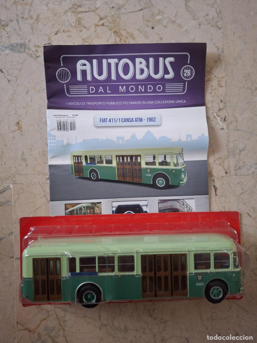 Coches a escala: Autobus Bus Fiat 411/1 Cansa ATM a 1/43 de Hachette