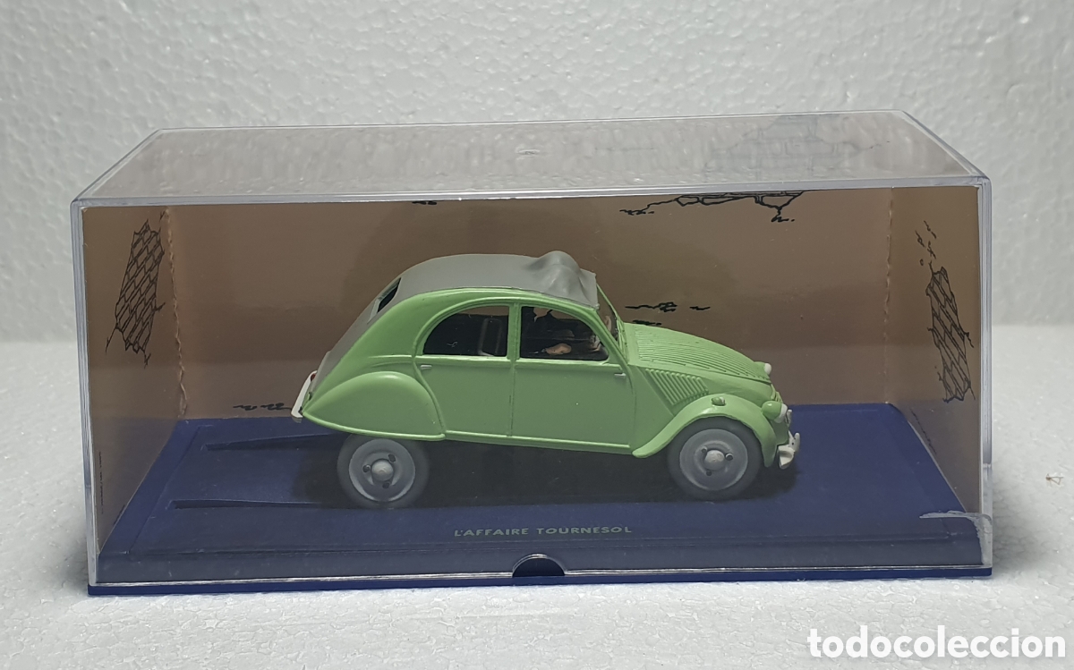 Voitures &agrave; l'&eacute;chelle: LAS AVENTURAS DE LOS COCHES DE TINTIN *** CITRO&Euml;N 2 CV *** EL CASO TORNASOL