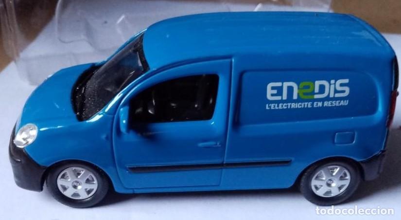 Coches a escala: Norev Coche RENAULT KANGOO ENEDIS Furgoneta de Reparto 1:43 die-cast car 1/43 tipo berlingo