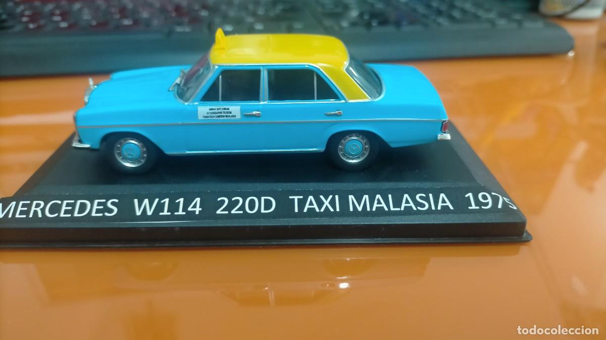 Coches a escala: DOS UNIDADES MERCEDES BENZ, W 115 TAXIS (220D MALASIA Y 240D BEIRUT). A&Ntilde;OS 1970 Y 1975