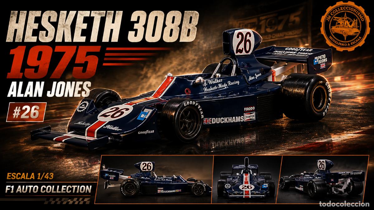 Coches a escala: Hesketh 308B 1975 A. Jones