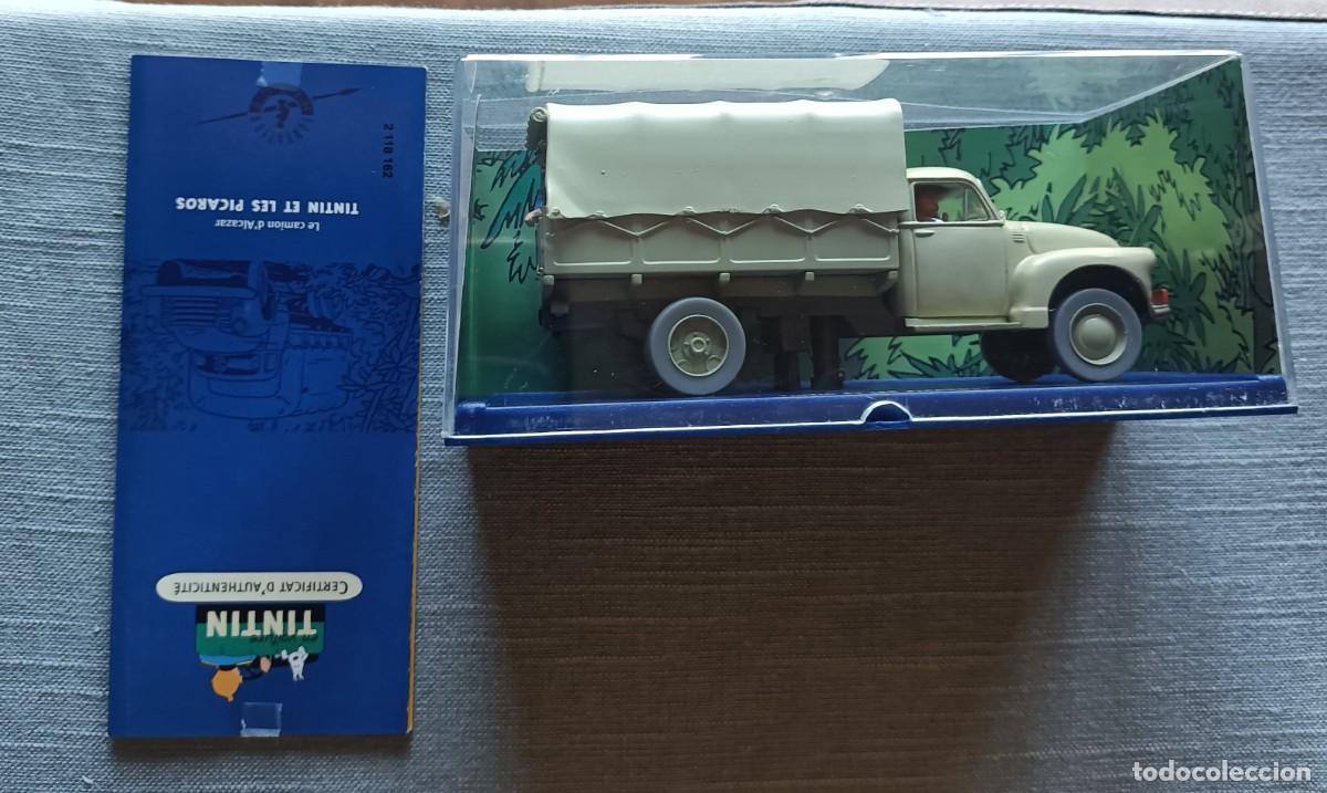 Coches a escala: Tintin Coche Atlas 62 Cami&oacute;n de Alc&aacute;zar de Tint&iacute;n y los P&iacute;caros Ed. francesa