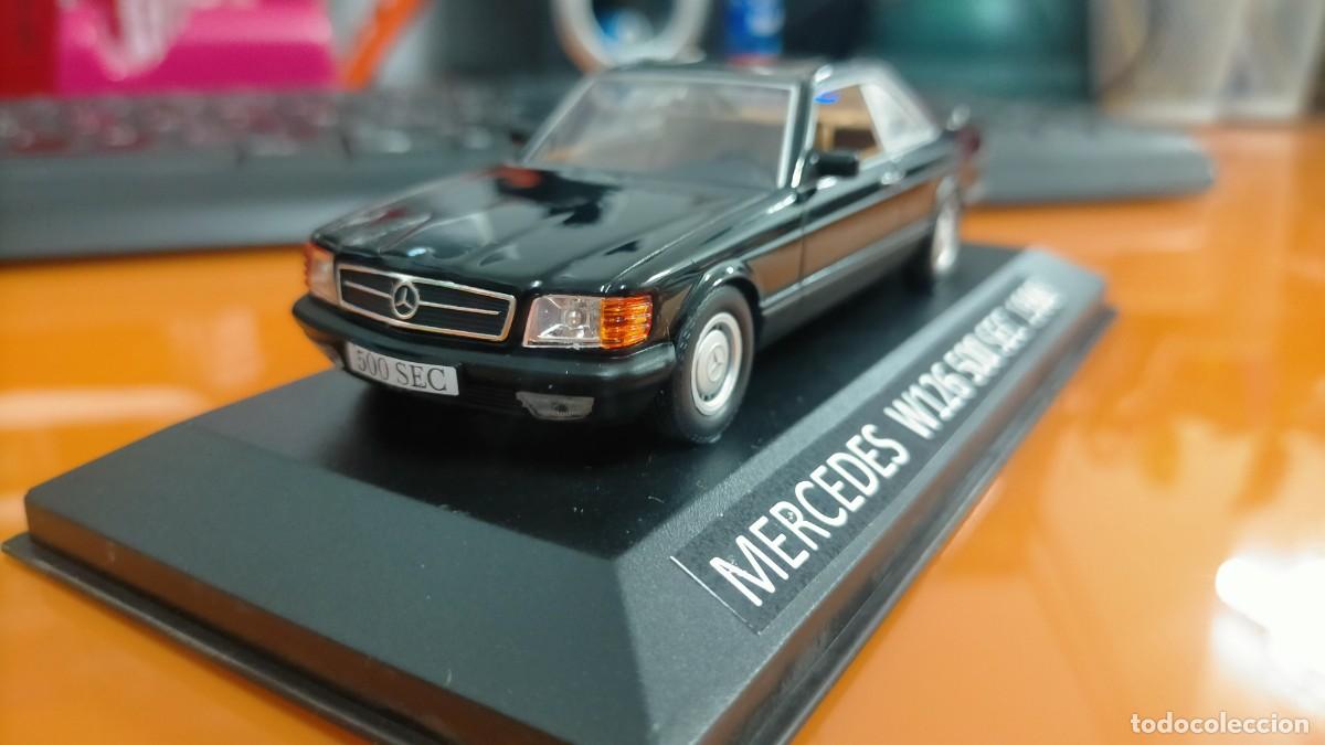 Coches a escala: LOTES DOS UNIDADES MERCEDES BENZ, W 126; MODELOS 500 SEC Y 500 SE. A&Ntilde;OS 1980 Y 19902.023