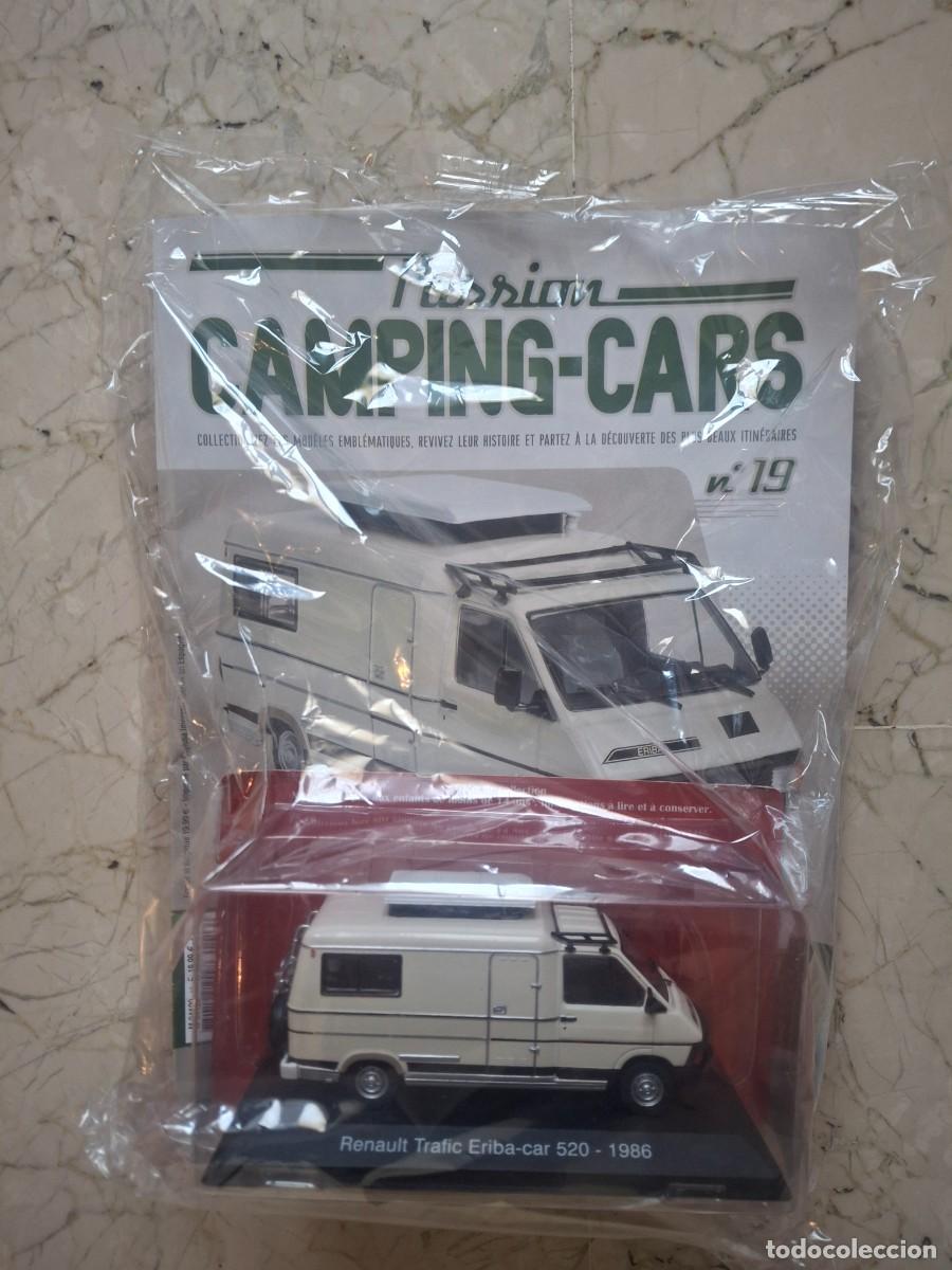 Coches a escala: Autocaravana Renault Trafic Eriba a 1/43 de Passion Camping Cars de Hachette