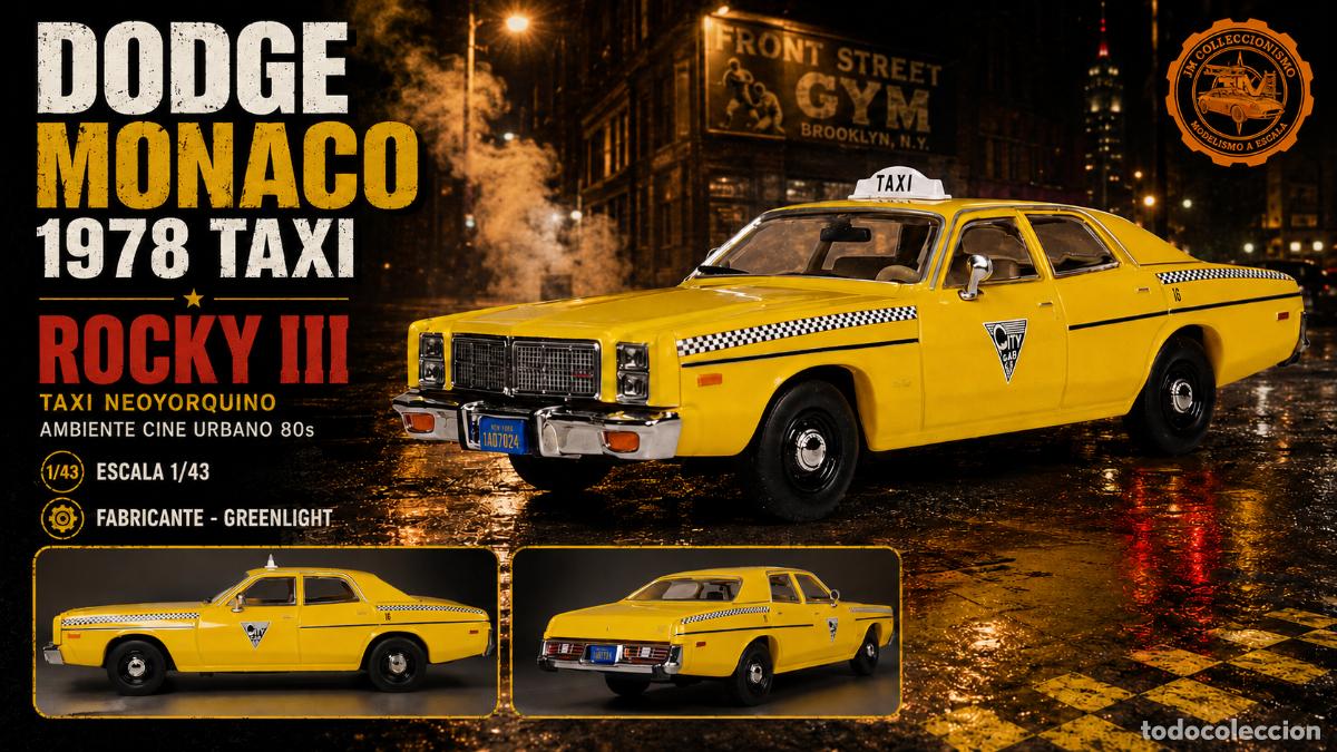 Coches a escala: Dodge Monaco 1978 Taxi