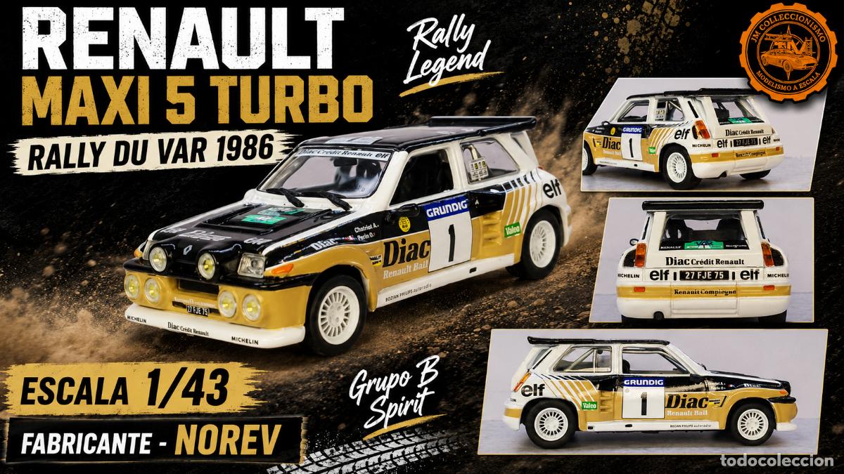 Coches a escala: Renault Maxi 5 Turbo Rally Var 1986