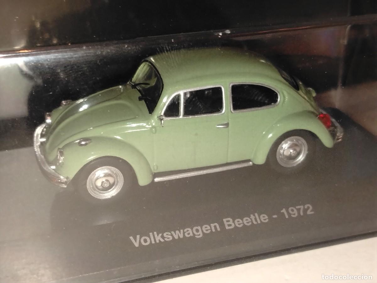 Coches a escala: COCHE VOLKSWAGEN BEETLE 1972 1:43 METAL MODEL CAR HACHETTE ATLAS ESCARABAJO