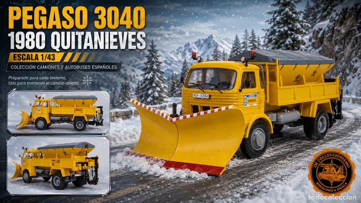 Model Cars: Pegaso 3040 1980 Quitanieves
