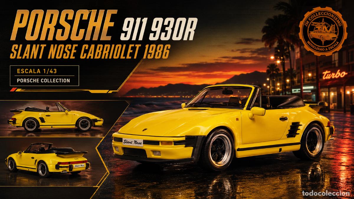 Coches a escala: Porsche 911 930R Slantnose Cabrio 1986