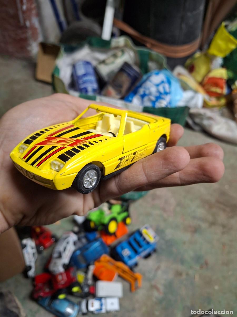 Coches a escala: Antigua maqueta metal coche juguete escala 1/43 r&eacute;plica BMW Z1 China SS 923 4 Fricci&oacute;n
