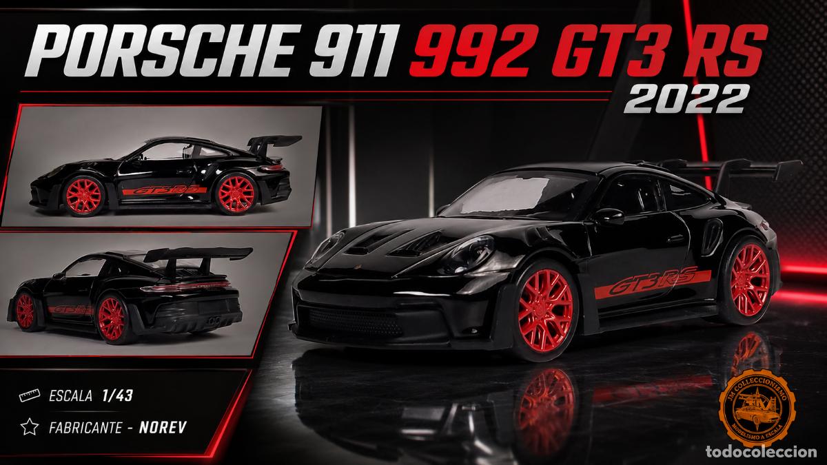 Auto in scala: Porsche 911 992 GT3 RS 2022 Black