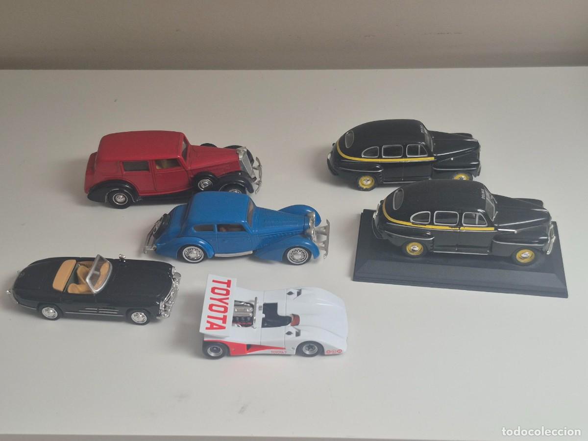 Coches a escala: 1/43 LIQUIDACION LOTE 6 COCHES DELAHAYE TOYOTA MERCEDES FORD FORDOR PACKARD 1:43