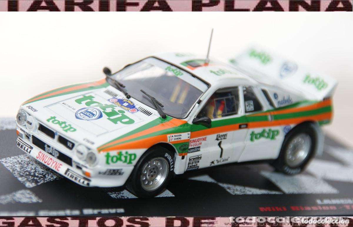 Coches a escala: LANCIA 037 RALLY RALLYE COSTA BRAVA 1985 MIKI BIASION - TIZIANO SILVIERO ESCALA 1:43 DE ALTAYA EN S