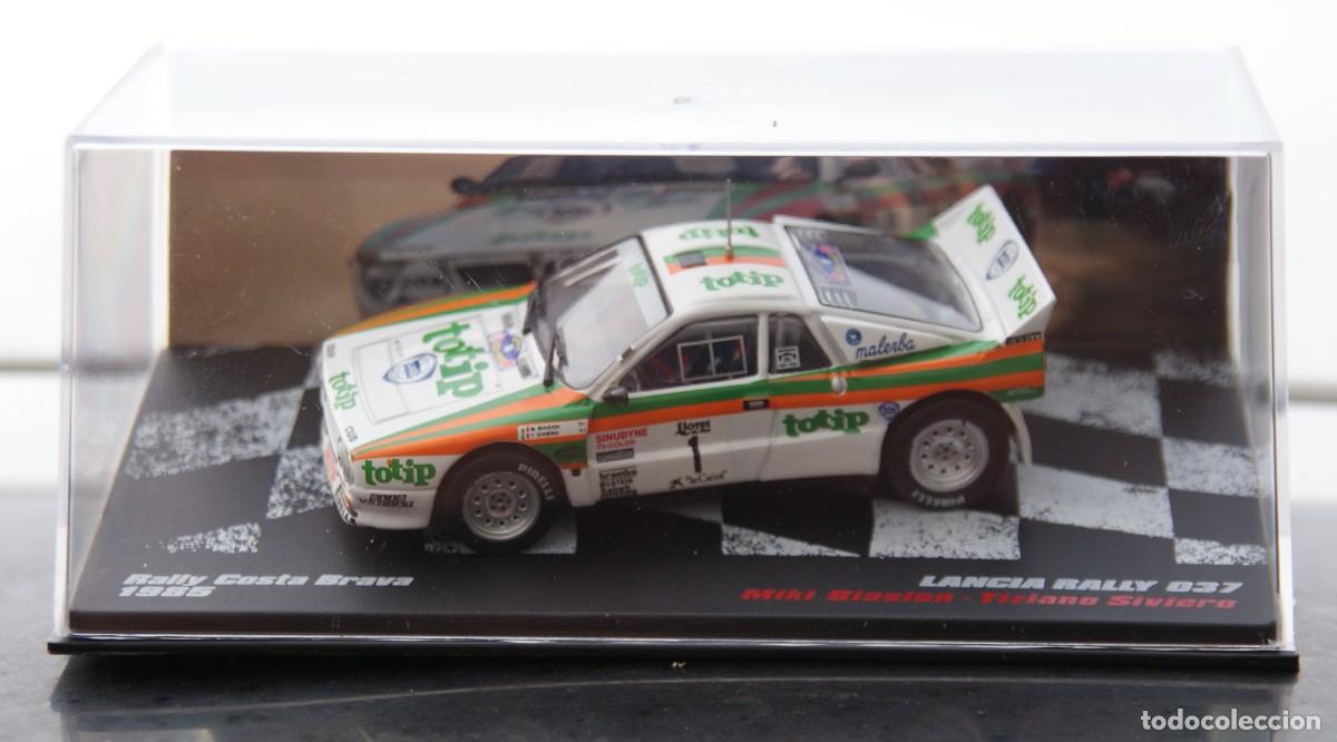 Voitures &agrave; l'&eacute;chelle: LANCIA 037 RALLY RALLYE COSTA BRAVA 1985 MIKI BIASION - TIZIANO SILVIERO ESCALA 1/43 DE ALTAYA EN SU
