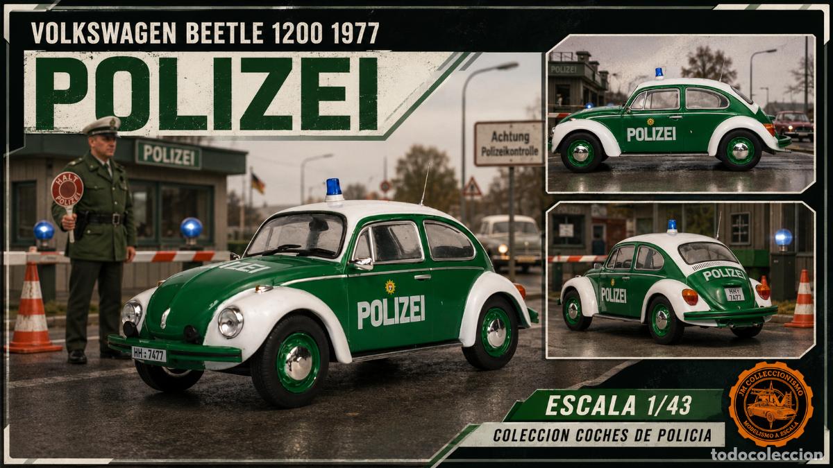 Auto in scala: VW Beetle 1200 1977 Policia Alemania