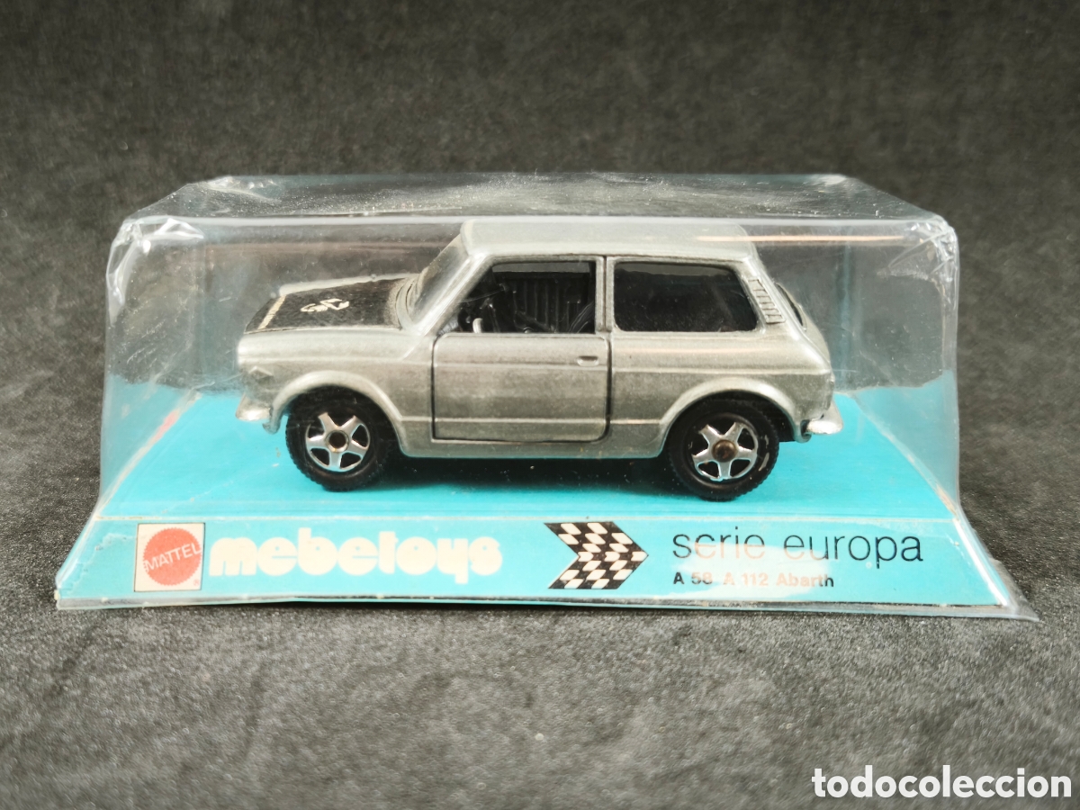 Carros em escala: Autobianchi A112 Abarth de Mebetoys Mattel serie Europa A58 escala 1/43