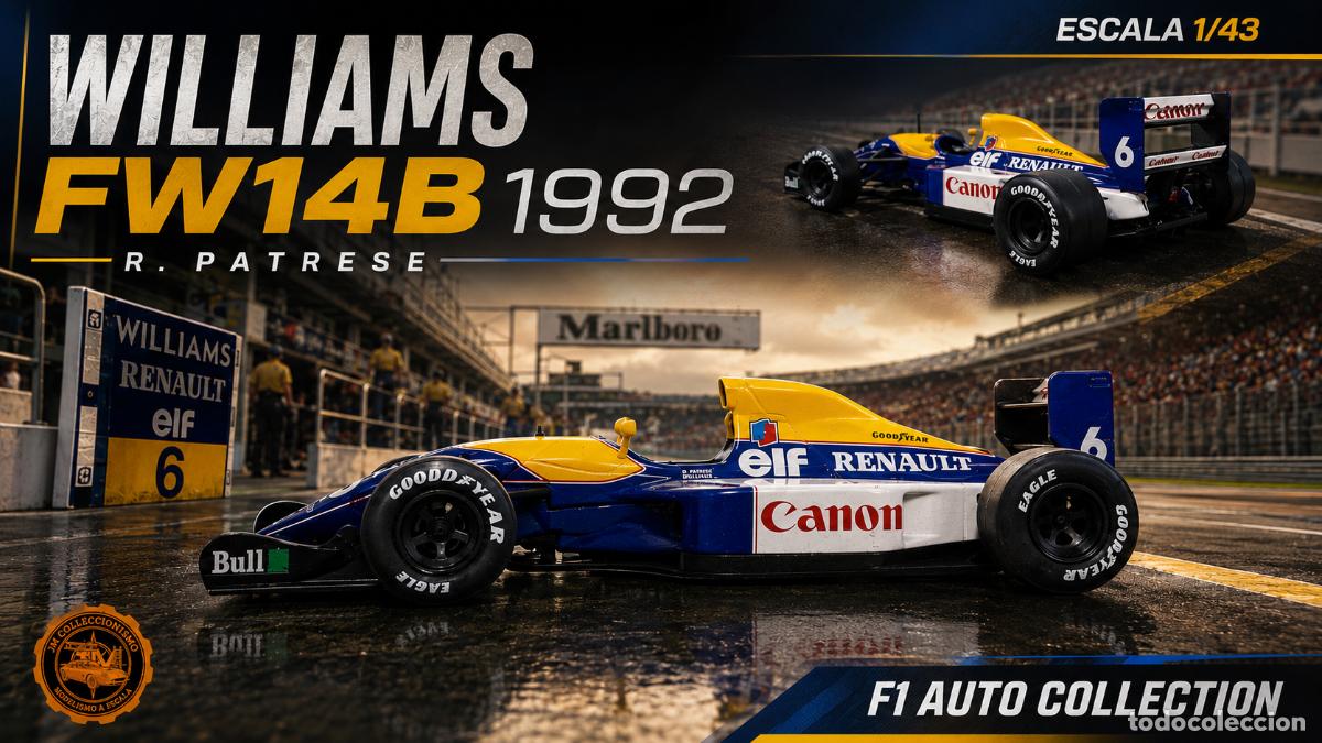 Auto in scala: Williams FW14B 1992 - R. Patrese