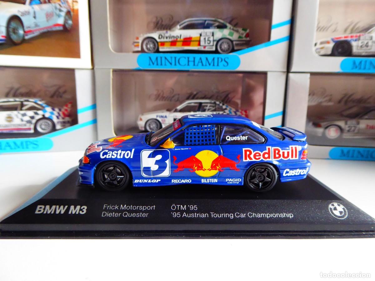 Coches a escala: 1/43 Minichamps BMW M3 E36 Red Bull Frick Motorsport #3 OTM 1995 Austrian Tourinc Car Dealer Ed.