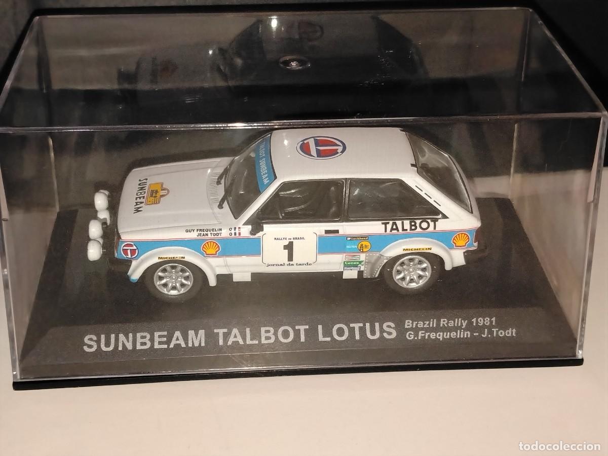 Carros em escala: COCHE SUNBEAM TALBOT LOTUS-BRAZIL RALLY 1981 (G.FREQUELIN-J.TODT) 1:43