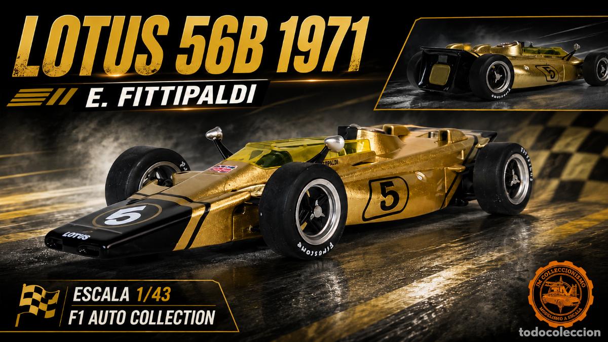 Voitures &agrave; l'&eacute;chelle: Lotus 56B 1971 - E. Fittipaldi